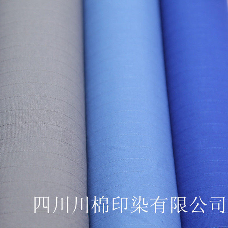 Rip Stop TC Fabric High Fade Resistance And Colorfastness