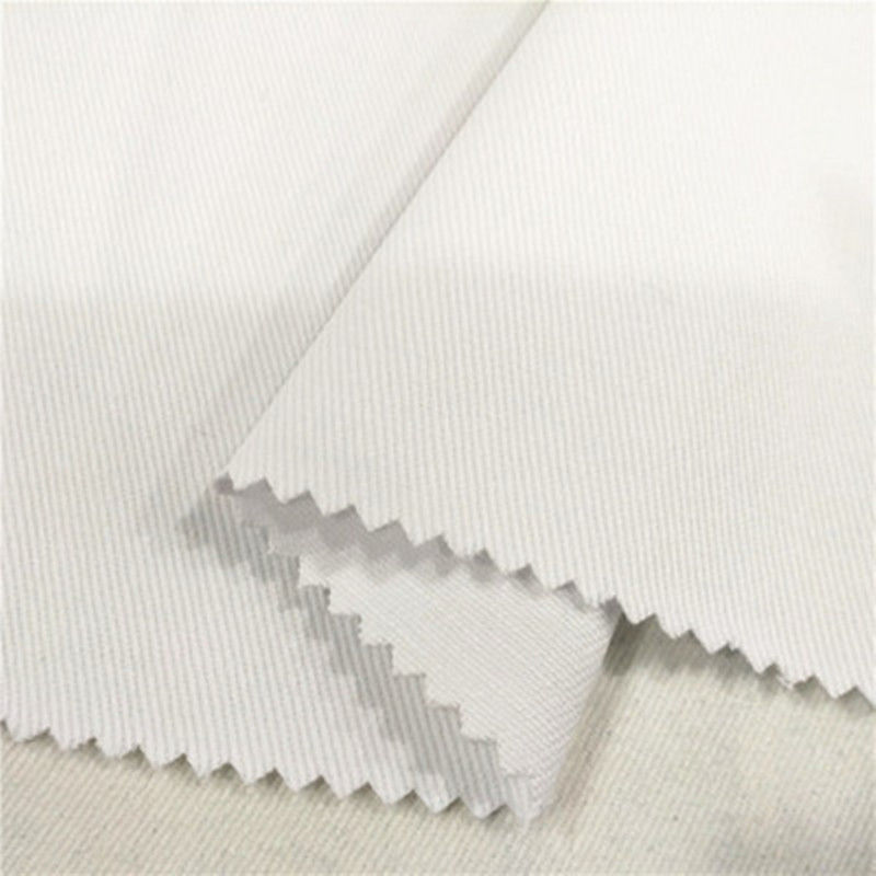 Cotton 2-way Stretchable Workwear Fabric With Low Shrinkage Color Fastness To Wash And Rubbing