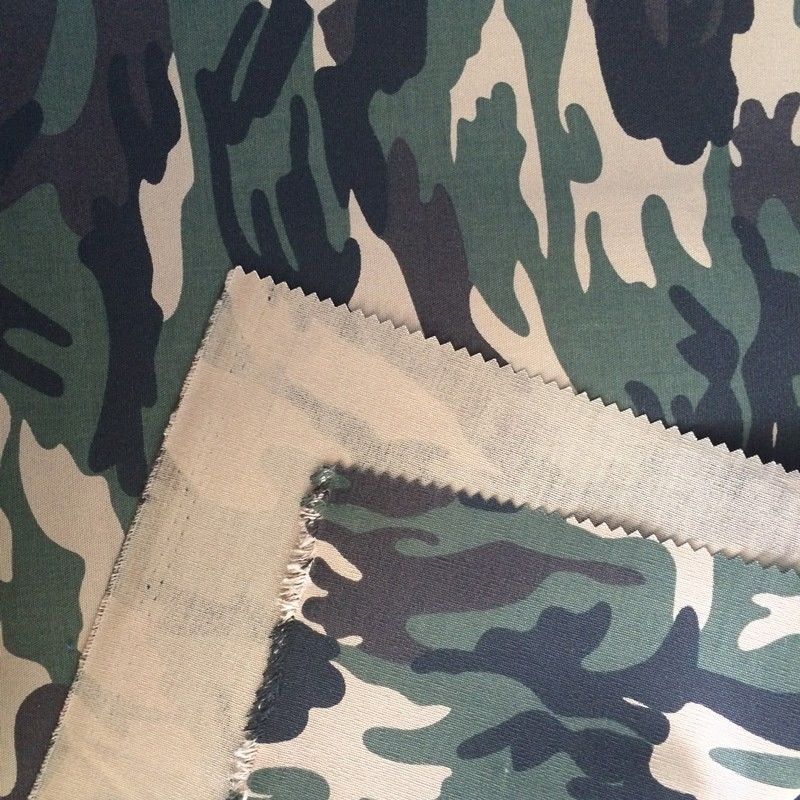 Woven Pattern Canvas Camouflage Fabric 21/2*10 70*42 For Military Applications