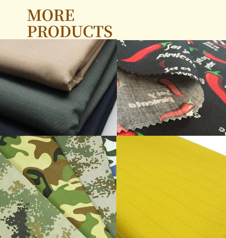 Custom Color Wrinkle Free Cotton Uniform Fabric for Clothing