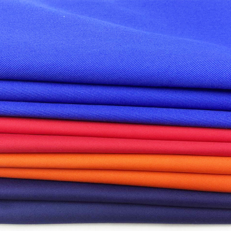Twill 3/1 TC Workwear Fabric Width 150cm For Construction Workwear