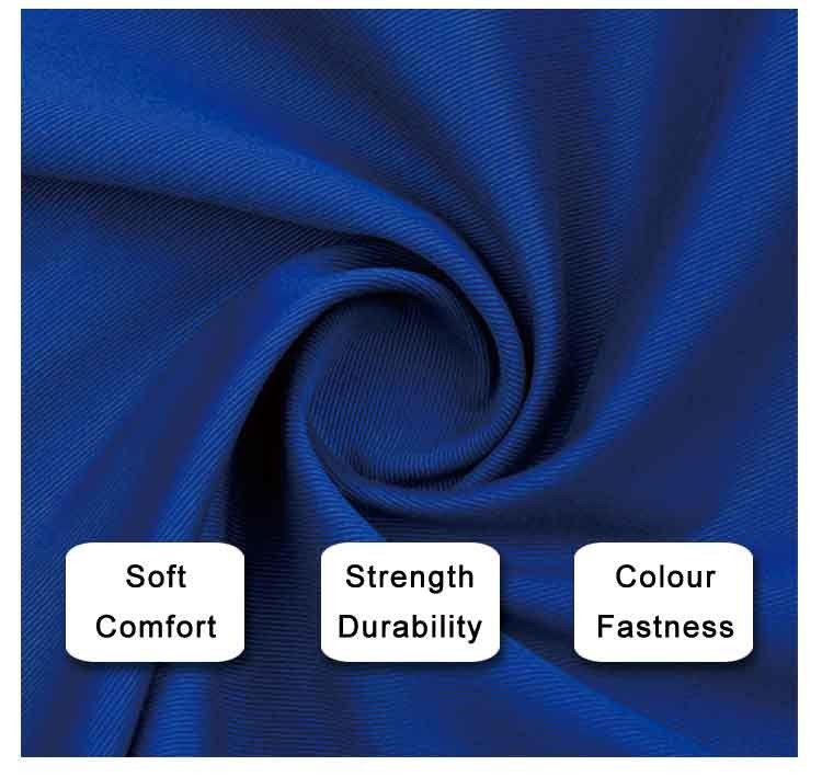 Tissu élastique TC de poids moyen anti-boulochage adapté aux vêtements décontractés et aux matériaux textiles uniformes durables
