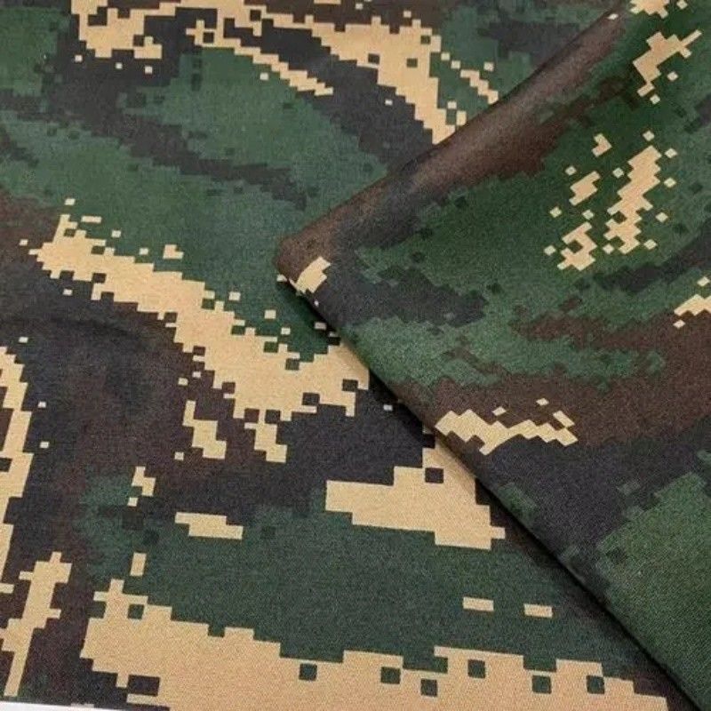100% Cotton Woven Army Print Fabric for Multiple Uses and Applications