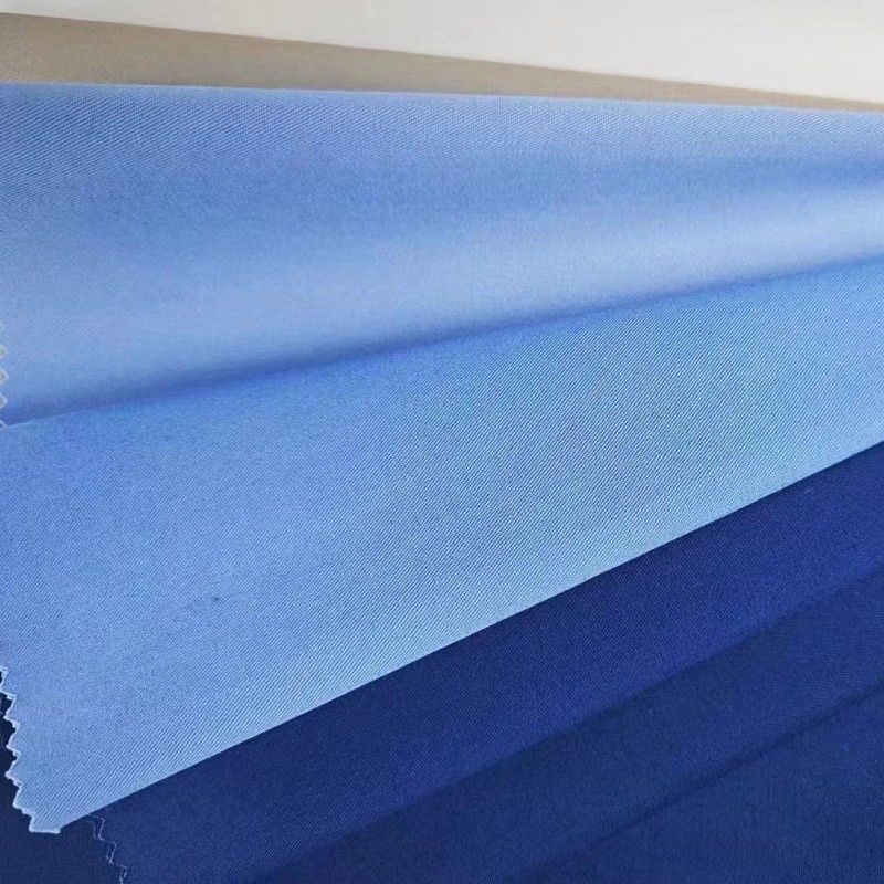 Soft Medium Weight Custom Color Stretched Workwear Fabric With 2-Way Stretchability