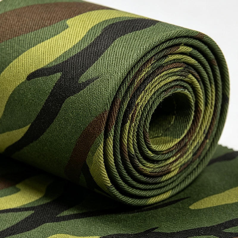 Printed Military Camouflage Fabric Woven Strong Durable Material Perfect for Tactical Uniforms Gear and Outdoor Clothing