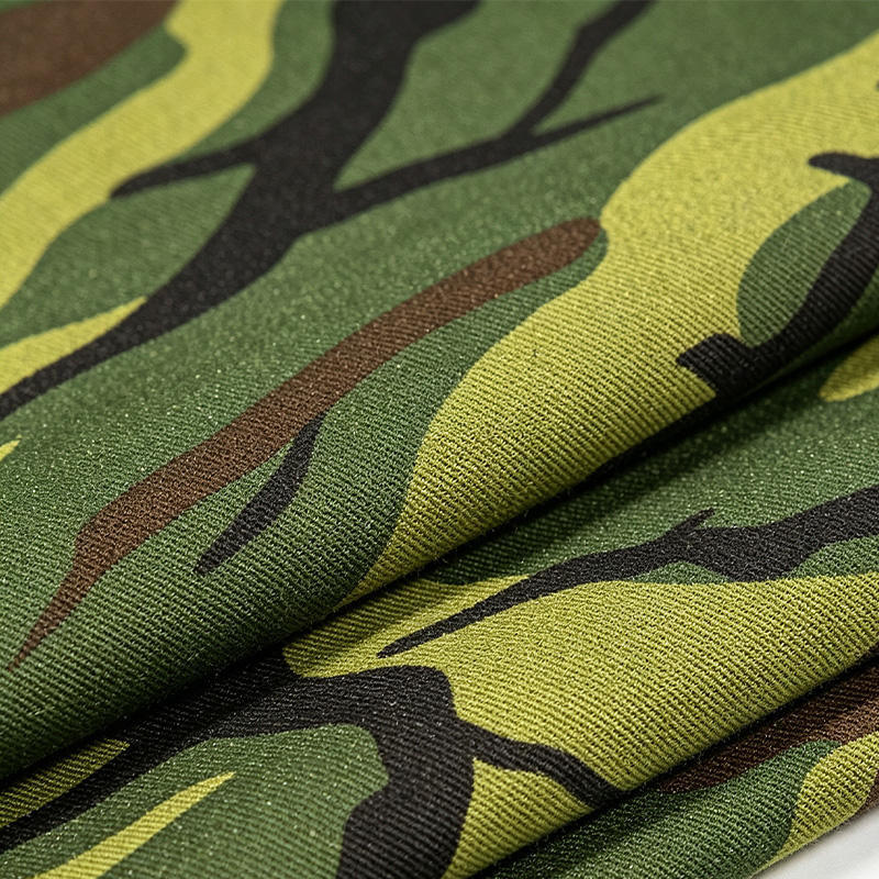 Printed Military Camouflage Fabric Woven Strong Durable Material Perfect for Tactical Uniforms Gear and Outdoor Clothing