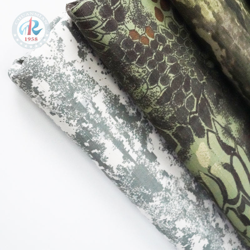 Army Woven Camouflage Print Fabric Suitable for Military Gear Tactical Clothing and Outdoor Apparel Offering Performance
