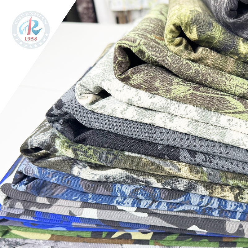 Army Woven Camouflage Print Fabric Suitable for Military Gear Tactical Clothing and Outdoor Apparel Offering Performance